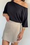 Women's Elastic Waist Modal Fabric Shorts Skirt - 2