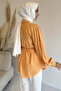 Shoulder Gathered and Stone-Embellished Hijab Tunic - 3