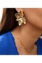 Large Leaf Shaped Women's Earrings