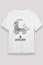Capricorn Zodiac Sign Mandala Printed T-Shirt