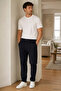 Men's Jogger Pants with Elastic Waist and Ties