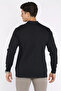 Men's Polo Neck Striped Patterned Half Zipper Knit Sweater - 3