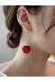 Chic Earrings with Cherry Figures - 3