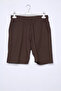 Men's Elastic Waist Linen Shorts - 4