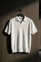 Men's Polo Neck Lycra Knitwear T-Shirt - 5