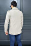 Double-Breasted Collared Men's Cashmere Coat - 3