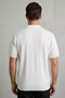 Men's Polo Collar Half Button Knitwear T-Shirt - 2