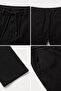 Men's Jogger Pants with Elastic Waist and Ties - 4