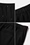 Men's Elastic Waist Lace-Up Straight-Leg Trousers - 3