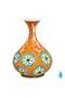 Handmade Turkish Ceramic Vase, Decorative Art Piece, 20 cm