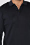 Men's Polo Neck Half Zip Knit Sweater - 4