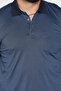 Half Button Polo Collar Pocket Men's T-Shirt - 4