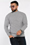 Men's Striped Patterned Knit Sweater - 2