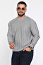 Crew Neck Men's Knitwear Sweater - 2