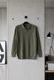 Men's Polo Neck Lycra Knit Sweater - 4