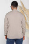 Men's Half-Zipper Patterned Knit Sweater - 3