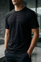 Men's Zigzag Patterned Crew Neck T-Shirt