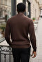 Men's Polo Neck Lycra Knit Sweater - 3