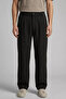Men's Baggy Fabric Trousers with Elastic Waist