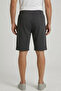 Men's Elastic Waist Capri Pants with Emblem Detail - 2