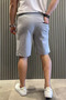 Men's Pocketed Waist Tie Shorts - 3