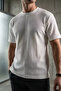 Self-Patterned Slim Fit Men's T-Shirt - 2