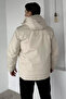 Lined Hooded Men's Coat - 4