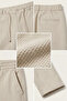 Men's Striped Jogger Pants with Waist Tie Detail - 4