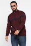 Men's Half-Zip Striped Knit Sweater - 2
