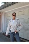 Double-Breasted Collar Crop Trench - 6