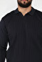 Men's Polo Neck Patterned Knitwear Sweater - 4