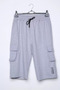Men's Elastic Waist Cargo Pocket Shorts - 4