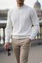 Men's Turtleneck Patterned Knitwear Sweater