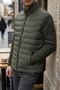 Men's Zippered Lined Coat - 2