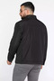 Men's Stand Collar Plush Zippered Seasonal Coat - 3