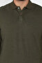 Men's Polo Collar Snap Detail Thessaloniki Sweatshirt - 4