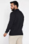 Men's Polo Neck Patterned Knitwear Sweater - 3