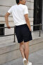 Men's Elastic Waist Tied Linen Shorts - 4