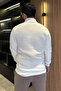Men's Stand Collar Half-Zip Three-Thread Ribbed Sweatshirt - 5