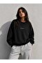 Unisex 3 Thread Threaded 100% Cotton Oversize Hoodless Basic Sweatshirt - 2