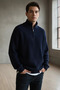 Men's Half-Zip Knit Sweater