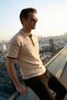 Men's Half Zip Polo Collar Lycra Knitwear T-Shirt - 4