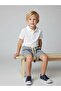 Boy's Patterned Soft Textured Design Shorts - 3