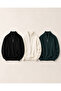 Men's 3-Piece Half-Zip Ribbed Knit Sweater Set