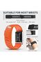 WHOOP 5.0/MG Orange Silicone Sport Band, Soft Breathable Waterproof Sweatproof Adjustable Strap - 3