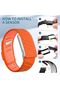 WHOOP 5.0/MG Orange Silicone Sport Band, Soft Breathable Waterproof Sweatproof Adjustable Strap - 4