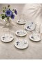Nostalji Kelebek 12 Piece Tea Set for 6 People - Blue - 2