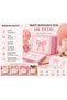 Bow Patterned 16-Piece Party Napkins 33X33 cm |   Stylish Napkin with Bow |   Birthday Baby Shower Special Day |   Pink Black Red Lilac - 6