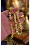Güleç Natural Stone 8 mm Yellow Opal Natural Stone Prayer Beads Gold Hematite Detailed Design - 4