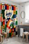 Bathroom Curtain, Happy Coffee Shop Fox Patterned Shower Curtain, Bathtub Curtain 175X200Cm - 4